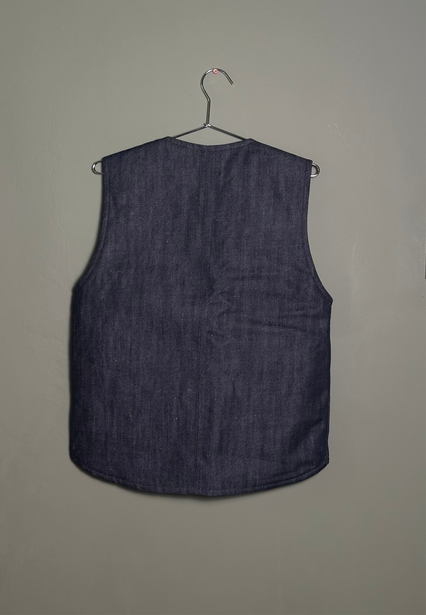 Lined Denim Vest