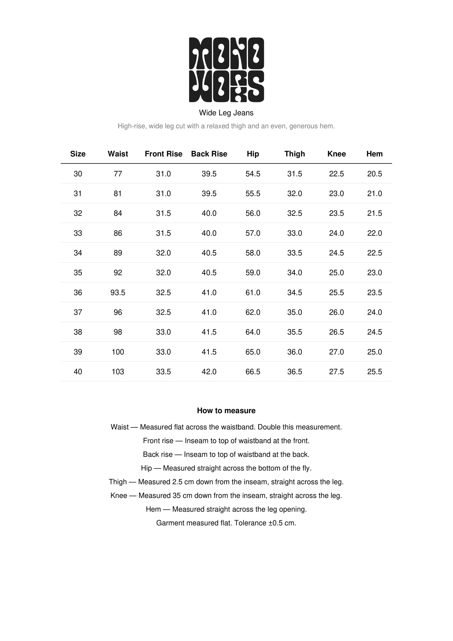 5 Pocket Jeans - Wide Leg - 501XX