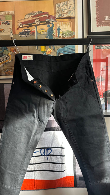 Double Front Work Jeans- BLACK RS66
