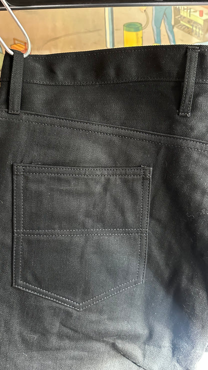 Double Front Work Jeans- BLACK RS66