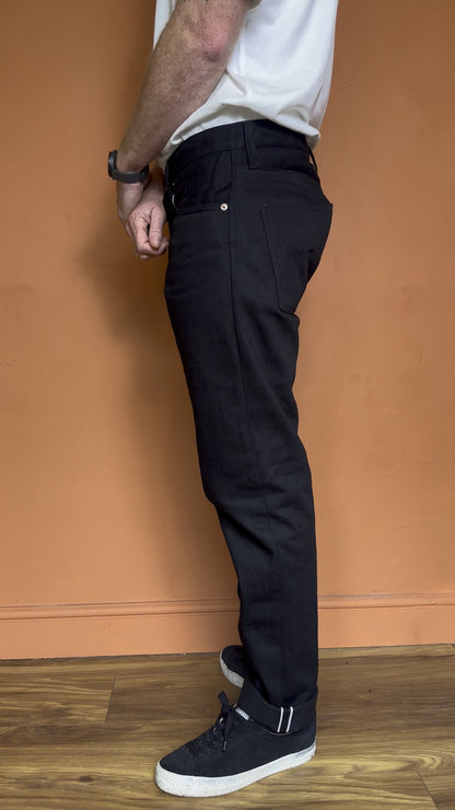 5 Pocket Jeans - Regular Taper  - BLACK RS66